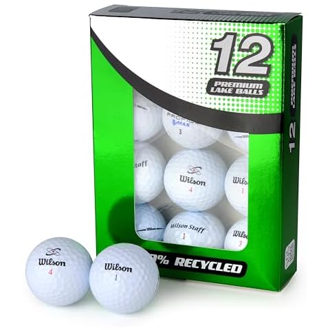 Premium Wilson Recycled Golf Balls - 12 Pack Cover