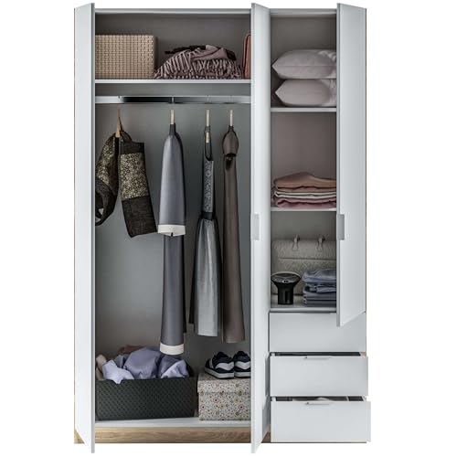 Variante de Habitdesign armarios dormitorio 3 puertas 3 cajones 121x180x52