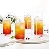 Borosil Vision 6pc Transparent Drinking Glass | Borosilicate Glass Tumblers for Water, Cold Drinks, Juice | Flame Proof, Microwave & Dishwasher Safe | for Daily use & Gifting (Transparent, 350 ml)