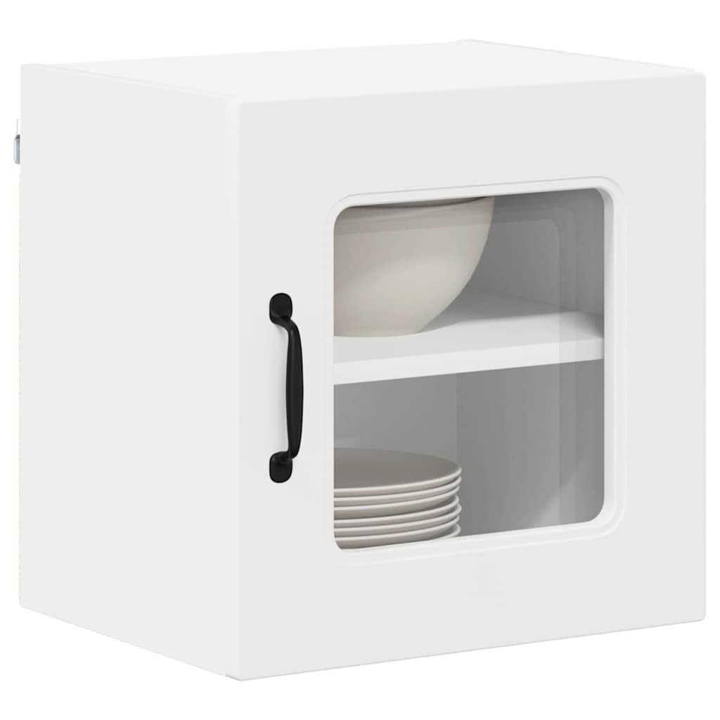 vidaXL Dishwasher Panel Kalmar 2 pcs White 40 x 31 x 40 cm, Elegant Modern Kitchen Shelf, Ample Storage Solutions, Rectangular Wall Cabinet, Utensil Organizer for Home Essentials