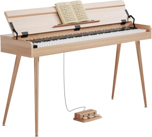 Image of Digital Piano 88 Key Weighted Keyboard Full-Size Desk Electric Piano