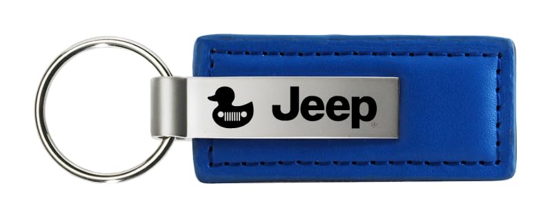 AU-TOMOTIVE GOLD Officially Licensed Leather Key Chain for Jeep Duck