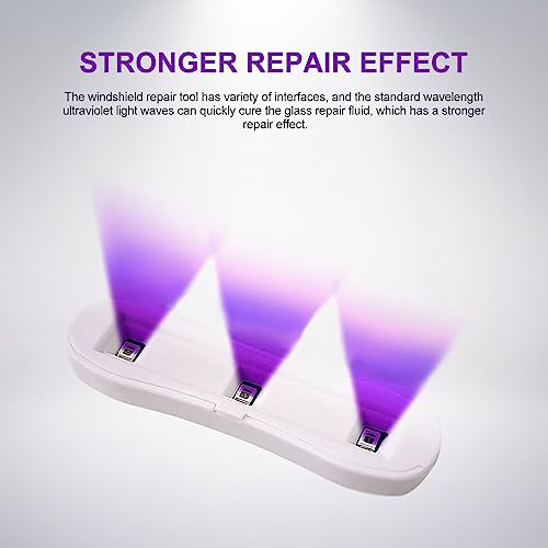 Reparação de Vidros Luz UV - Ferramenta multifuncional de reparo de vidro,Luz UV portátil, lâmpada d