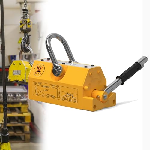 Magnetic Lifter Hoist Crane for Heavy Duty Metal Lifting in Shop and Industrial Applications