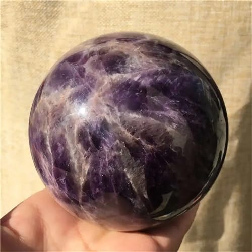 Boule d'améthyste naturelle pour harmoniser votre coin lecture