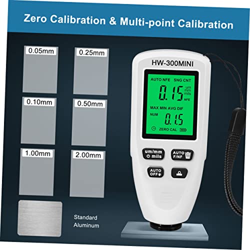 Calibrador digital para medir grosor de pintura automotriz miniatura 3