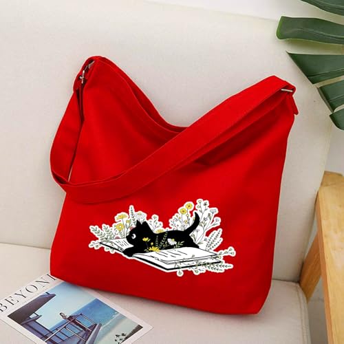 Image of Lify Women's Retro Large Size Canvas Shoulder Bag Hobo Crossbody Handbag Casual Tote - 1 Piece