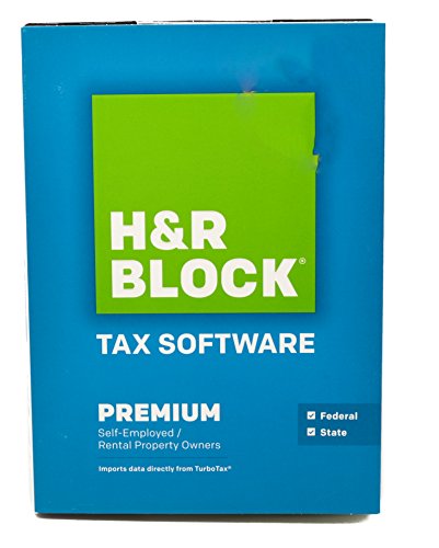 2014 H&R Block Tax Software Premium Federal|State Self-Employed/Rental Property Owners