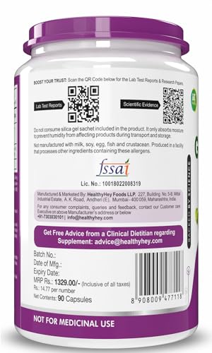 Image of HealthyHey Green Coffee Bean Extract 100% Pure with Antioxidants- 50% Chlorogenic Acid, Non-GMO,90 Count - Pack of 1