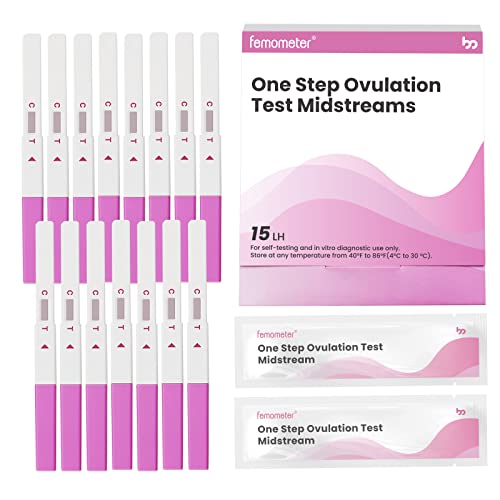 Femometer Ovulation Test Strips Refill for Ivy101 Only, 15Count LH