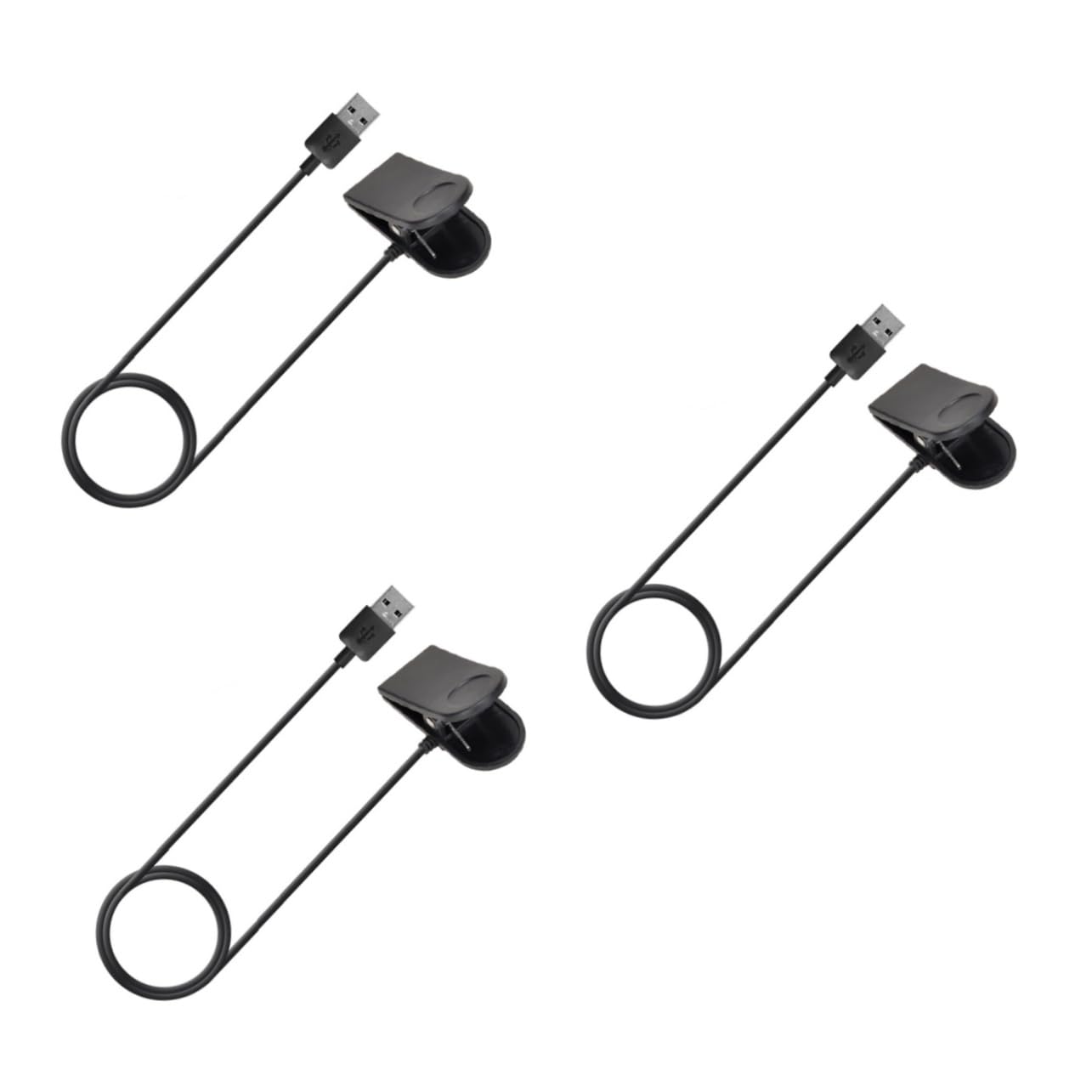Angoily 3pezzi Caricatore Multi-funzione Per Smartwatch Cavo Di Ricarica Extra Per Vivoactive Hr Connessione Usb Per Ufficio e Viaggi Design Compatto e Resistente