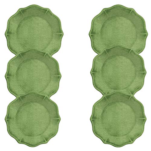 Auntie Morags Rainforest Jungle Outdoor/Camping/BBQ Melamine Side Plates Sets (6)
