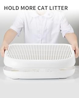 PETKIT Cat Litter Ramp for PuraX, PuraMax, PuraMax 2 and Purobot Pro Max Self-Cleaning Cat Litter Box Step Stairs, Double Layered Litter Trapper, Waterproof Material Easy Clean, Anti Tracking