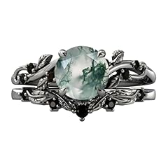 9-round-Black gold plated