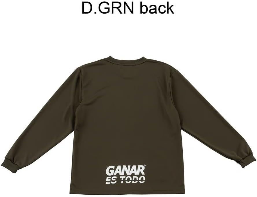 [ゴル] ストリートウェア ロングドライシャツD.GRN M