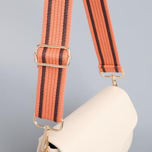 Image of chushui Woven Stripe Purse Straps,Replacement Crossbody Wide Shoulder Adjustable Strap for Bag Handbags