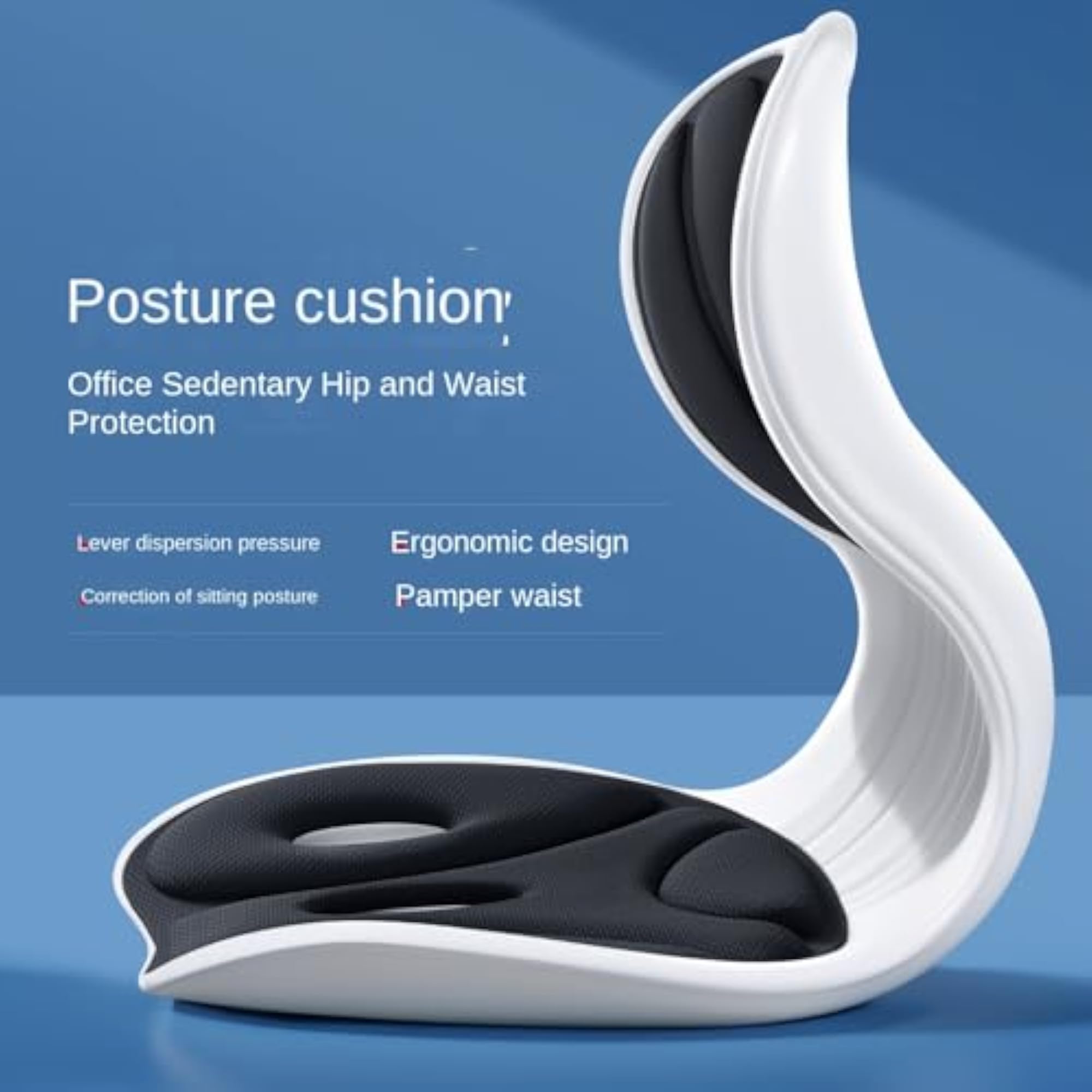 Ergonomic Chair Posture Corrector Cushion for Comfortable Seating