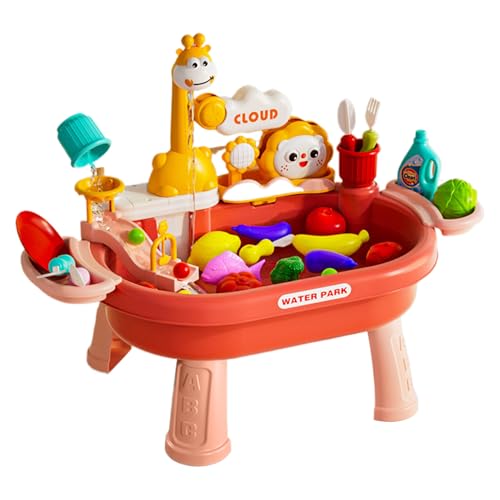Mesa de actividades acuáticas infantil de 60x33x44 cm para verano al aire libre