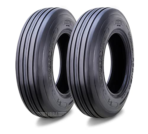 SUPERGUIDER Heavy Duty 11L-15 Rib Implement Tire I-1 Pattern 12 Ply Set 2 Tractor Tires -16010