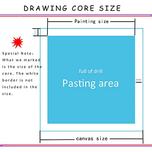 Diamant Schilderij Kits voor Volwassenen, 5D Diamond Art Cartoon Wolf Diamant Schilderij Kinderen Volledige Boor Kristal Strass Kruissteek, Diamant Borduurwerk Foto's Kunst Ambachten Muur Home Decor (50x70cm/20x28 - Afbeelding 7