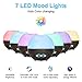 Essential Oil Air Mist Diffuser - 400ML Quiet Aroma Essential Oil Diffuser with Adjustable Cool Mist Humidifier Mode 7 LED Color Lights Changing for Office Home Bedroom Living Room