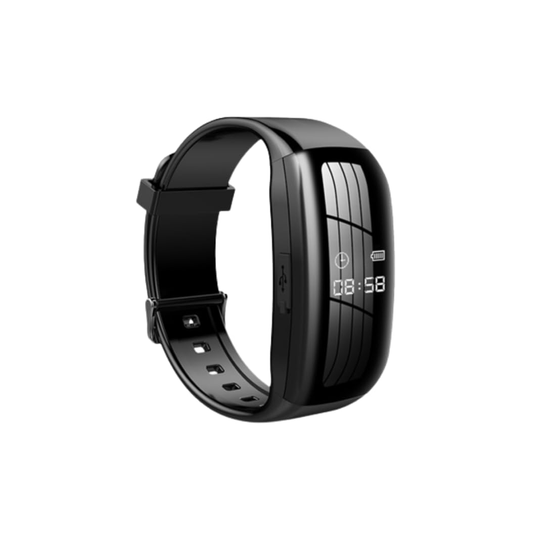 Reloj de cámara espía deportivo Full HD negro