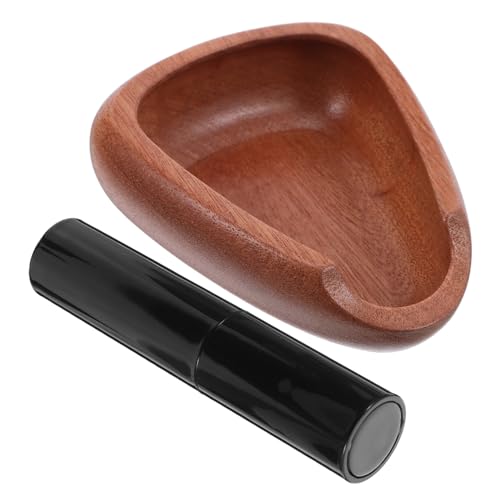 FUNNETOYU 胡桃木質コーヒー豆計量トレイ コンパクト設計 目盛付き計量カッ