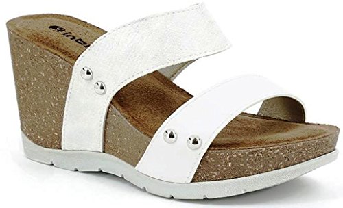 INBLU Sandali Scalzati Donna MOD. TC-13 Zeppa