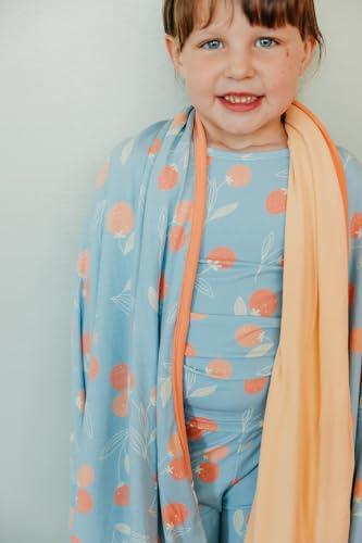 Image of Copper Pearl Jumbo 3-Layer Baby Blanket: Soft Baby Quilts for Boys and Girls | Breathable, Cozy, Toddler Blanket | Baby Quilt for Newborns | 60x72 Premium Material | Clementine