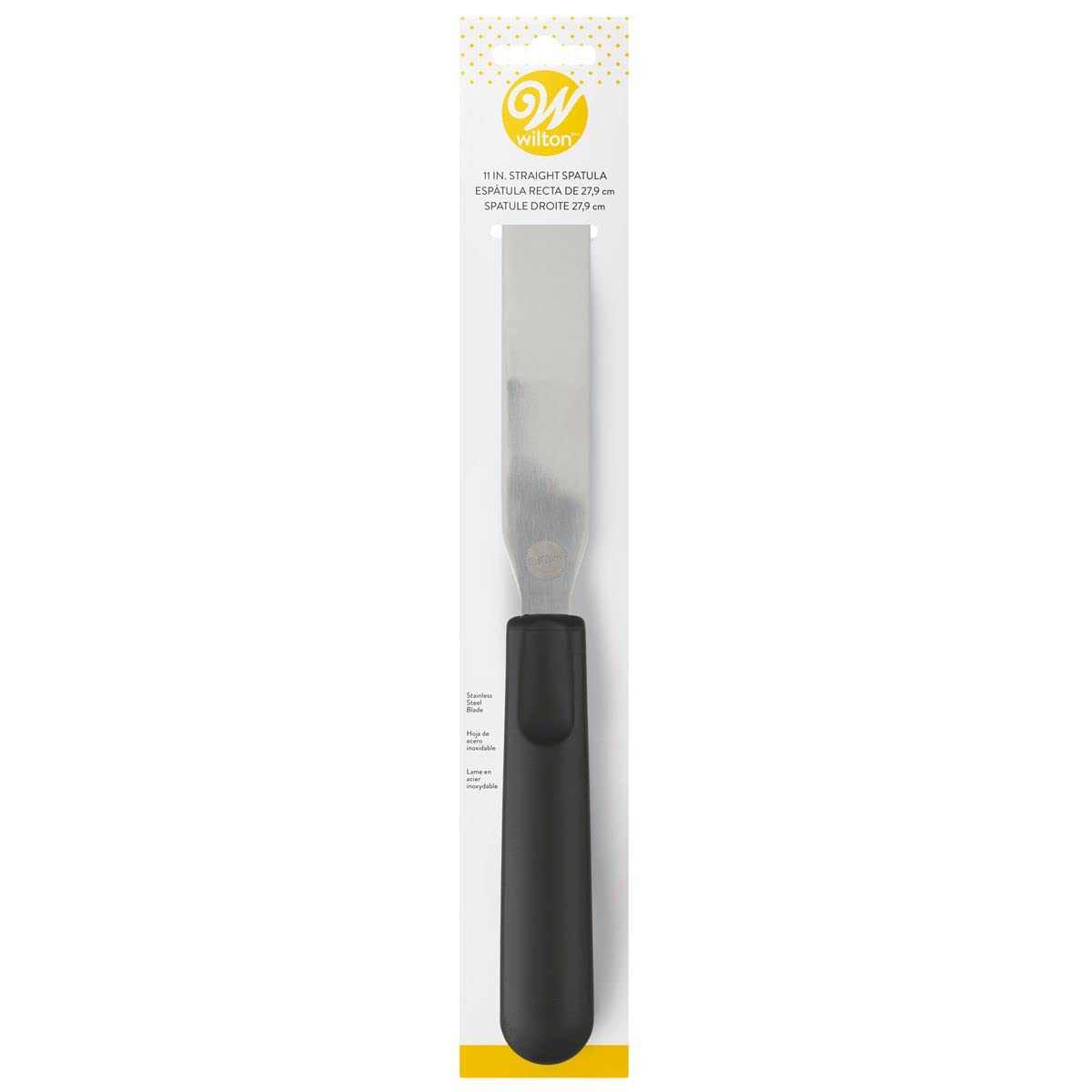 Wilton Cream Straight Comfort Grip Spatula 27.5Cm
