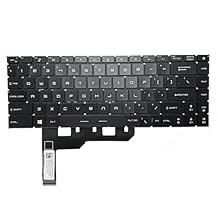 RGB Backlit Replacement Keyboard Compatible with MSI GP66 Leopard 10UH 11UH 11UG 11UE GE66 11UG 11UE MS-1543 GS66 MS-16V1 MS-16V4 MS-1541 GF73 GL75 MS-17E7 Creator 15 A11UE
