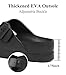 Womens Platform Slides Criss Cross Adjustable Buckle EVA Sandals with Arch Support Lightweight Slippers Beach Home and Street