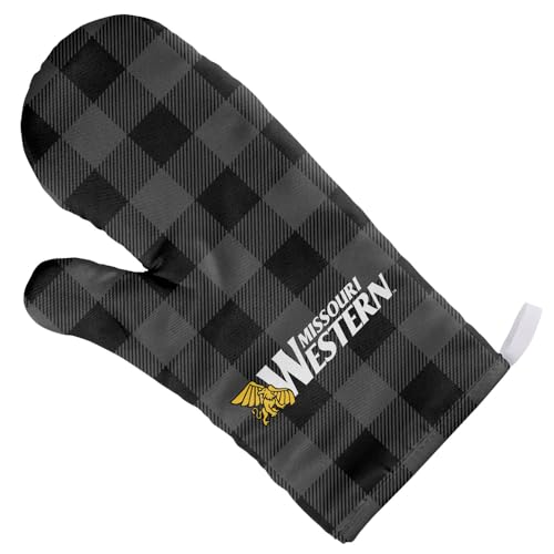 Missouri Western State University Buffalo Check Oven Mitt Kitchen and BBQ