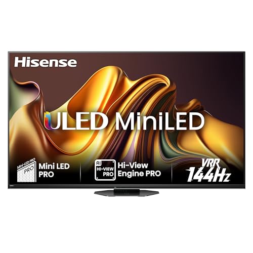 Hisense TV 65' Mini-LED 4K 65U8NQ, Smart TV VIDAA U8, Dolby Vision IQ, HDR 10+, 144Hz Game Mode PRO, Dolby Atmos Multi Channel Surround 2.1.2, Alexa Built-in, VIDAA Voice, Tuner DVB-T2/S2 HEVC 10