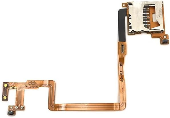 SD Card Slot Cable SD Card Slot Buttons L/R Trigger Volume Flex Ribbon for DSi NDSi