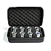 AUKURA 8 slots Watch Case, hard watch storage case, hard watch box, padded case for watch display and organization