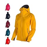 mammut windstopper gilet Rückteil verlängert Mammut Damen Softshelljacke Ultimate Hoodie, Light Carmine-Black, XS