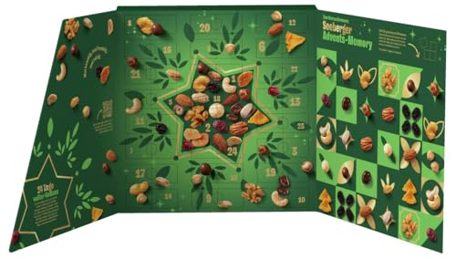 Seeberger Adventskalender 2025 - GeNussvolle Adventszeit - mit 24 unterschiedlichen Snack-Überraschungen