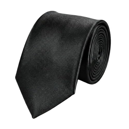 osking ties Men's Solid Satin Casual Formal Plain Narror Neck Tie 2.5 Inch Wide Length-58 Inch (Free Size)-picture-41