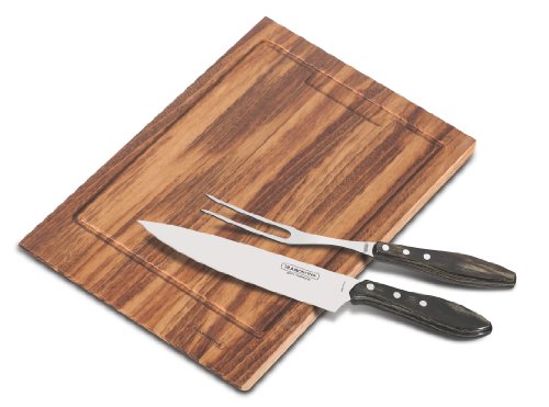 Set Cuchillos Barbacoa 3 Piezas Acero Inox