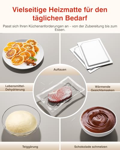 Image of Warming Mat for Food (35 inchx16 inch) - iTRUSOU Extra Large Electric Warming Tray with 7-Level Temp, 500W High-Power & 99H Timer - Rollable XL Large Food Warming Mat for Parties & Buffet
