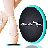 Ballet Pirouette Disc for Dancers - Portable Turn Disc for Dancing on Releve, Gymnastics and Ice Skaters - for Better Pirouette Technique, Releve, Turns and Dance Spinning (Sky Blue)