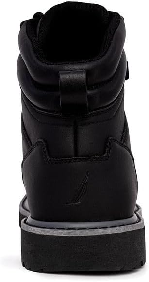 Nautica Mens Casual Lace Up Ankle Boots High Water & Slip Resistant Outdoor Lightweight Utility Leather Shoes for Work, Winter, Walking, Construction. - Image 5