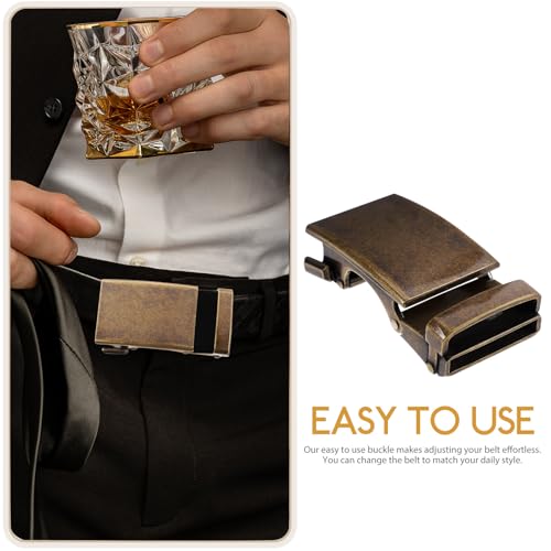 Hebilla de cinturón automática para hombre en aleación resistente 6