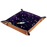 Multifonction : utilisez cette station de rangement sur votre table de chevet, au bureau ou dans votre dressing. Peut stocker votre téléphone, parfum, lunettes, montre, clés, portefeuilles, pièces de monnaie, cartes d'identité, chocolats, collations, etc.