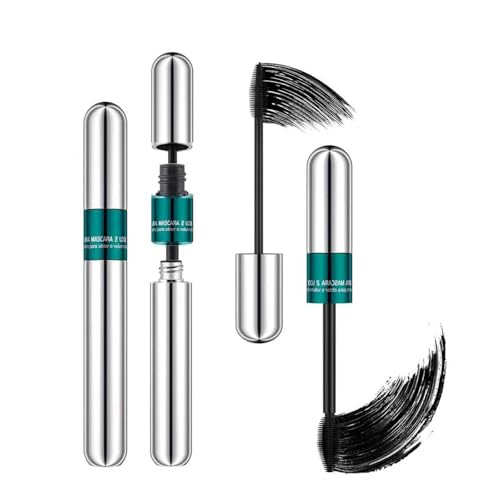 Mascara Black for Older Women, Waterproof Mascara with Telescopic Effect, Black