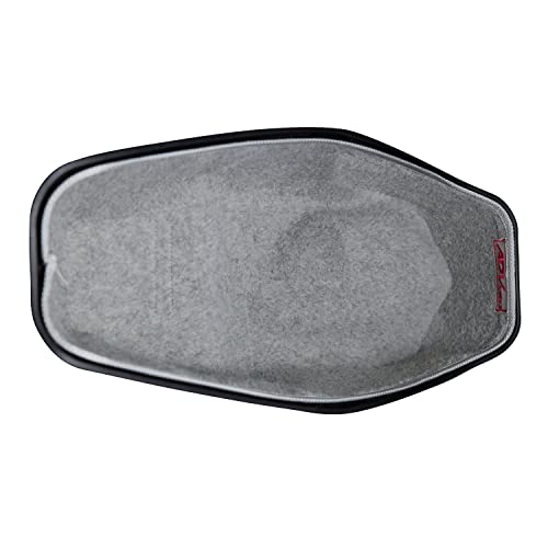 Forração para Honda ADV 150 Baú Acessório Forro Cinza Scooter Cor:Logo Vermelho