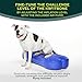 FitPAWS® K9FITbone® - Giant, Blue | Dog Balance Training Platform & Exercise Equipment | Workout Tool for Strength, Core & Stability