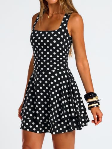 Image of Trendy Queen Women Mini Summer Party Homecoming Beach Vacation Sun Dresses