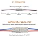ALFOCI 6 Set 6 Pin Waterproof Connector Automotive Electrical Butt DT Connector 16 AWG Wire Connectors Kit with Waterproof Heat Shrink Tubing for Car Truck Boat, 6 Kits (D- 6Pin Wiring 6Pair)